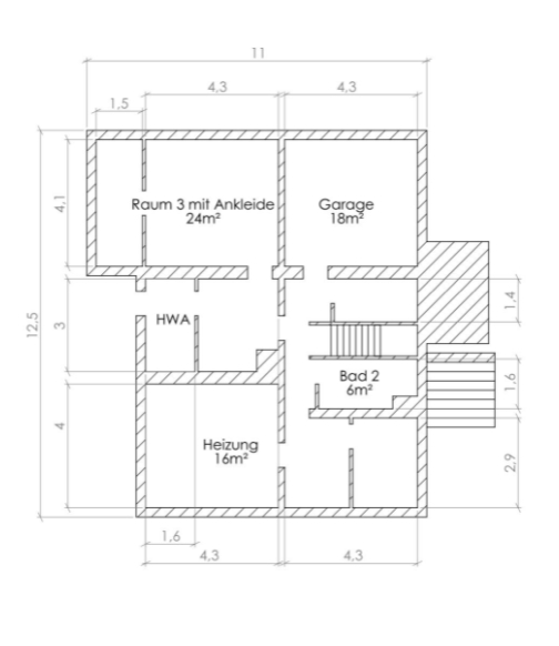 Grundriss UG